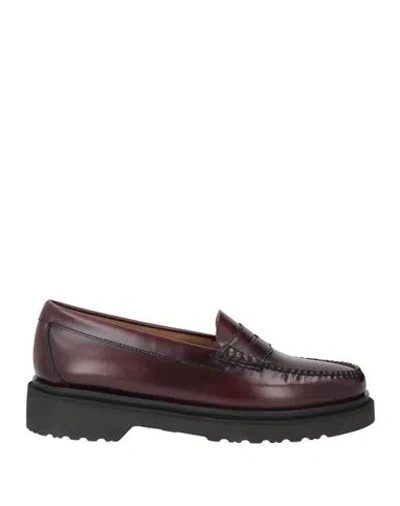 G.h. Bass & Co G. H. Bass & Co Weejun Step Penny Woman Loafers Burgundy Size 9 Leather In Red
