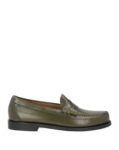 G.h. Bass & Co G. H. Bass & Co Weejuns Heritage Larson Man Loafers Military Green Size 9 Leather