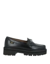 G.h. Bass & Co G. H. Bass & Co Woman Loafers Black Size 7 Leather In Black