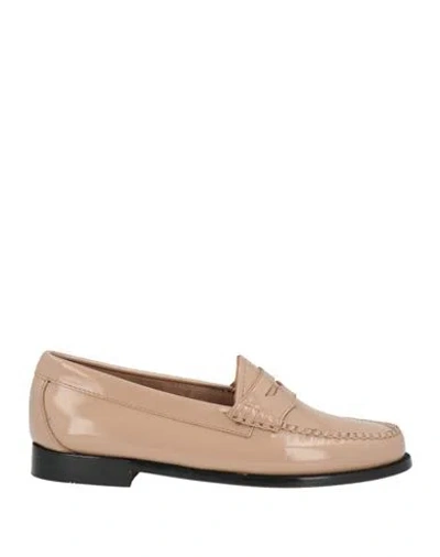 G.h. Bass & Co G. H. Bass & Co Woman Loafers Light Brown Size 7 Leather In Neutral