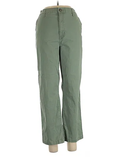 Pre-owned G.h. Bass & Co. Khaki Pant In Green