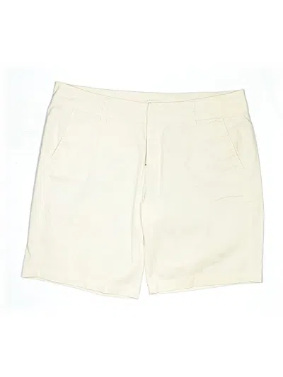 Pre-owned G.h. Bass & Co. Khaki Shorts In White