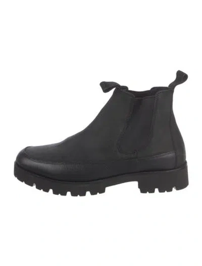 Pre-owned G.h. Bass & Co. Leather Chelsea Boots In Black