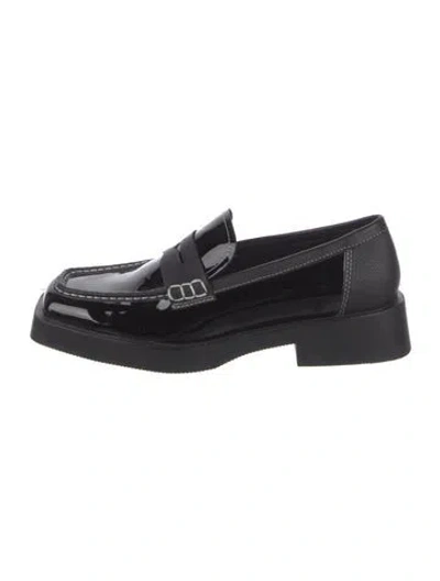 Pre-owned G.h. Bass & Co. Leather Loafers In Black