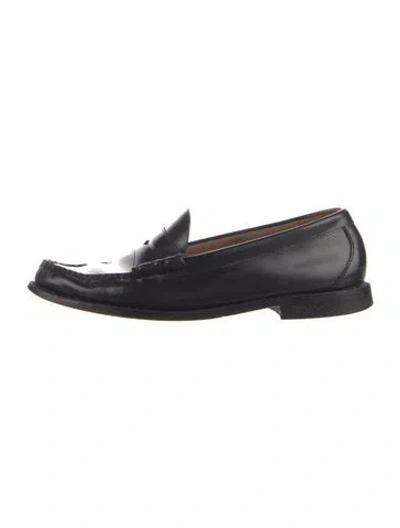 Pre-owned G.h. Bass & Co. Leather Loafers In Blue