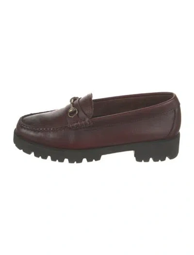 Pre-owned G.h. Bass & Co. Leather Loafers In Multi