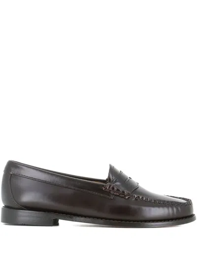 G.h. Bass & Co. Leather Penny Loafers In Brown