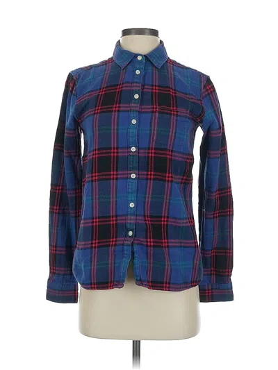 Pre-owned G.h. Bass & Co. Long Sleeve Button Down Shirt In Blue