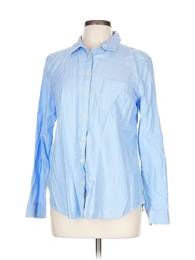 Pre-owned G.h. Bass & Co. Long Sleeve Button Down Shirt In Blue