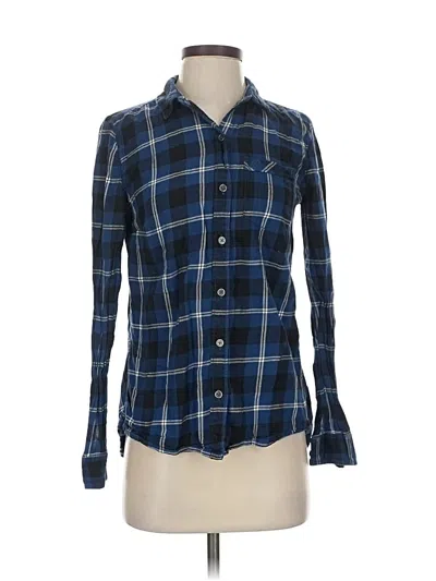 Pre-owned G.h. Bass & Co. Long Sleeve Button Down Shirt In Blue