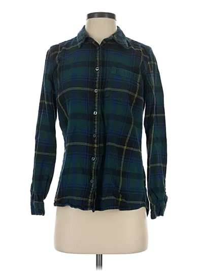 Pre-owned G.h. Bass & Co. Long Sleeve Button Down Shirt In Green