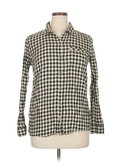 Pre-owned G.h. Bass & Co. Long Sleeve Button Down Shirt In White