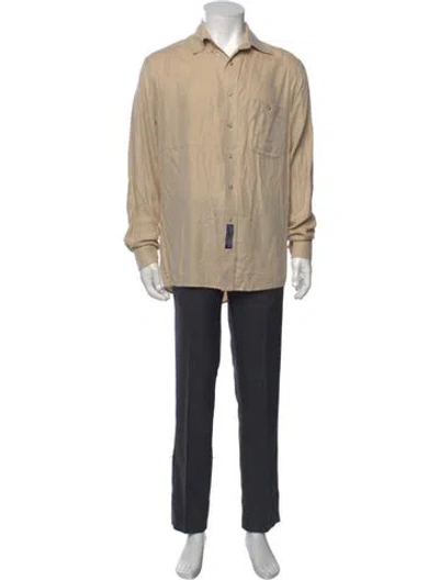 Pre-owned G.h. Bass & Co. Long Sleeve Dress Shirt In Neutrals