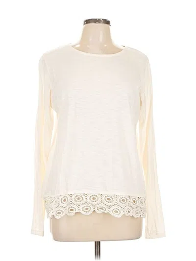 Pre-owned G.h. Bass & Co. Long Sleeve T-shirt In White