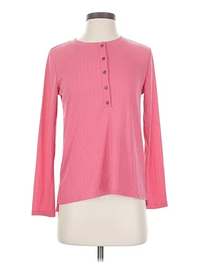 Pre-owned G.h. Bass & Co. Long Sleeve T-shirt In Pink