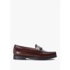 G.H. BASS & CO MENS EASY WEEJUN LINCOLN MOC LOAFERS IN WINE