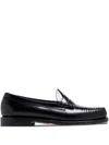 G.h. Bass & Co. Moccasin Weejuns Larson Penny In Black
