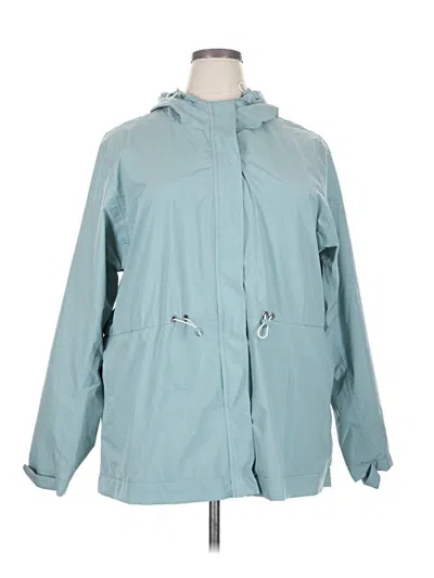 Pre-owned G.h. Bass & Co. Raincoat In Blue