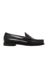G.h. Bass & Co. Round Toe Loafers In Brown