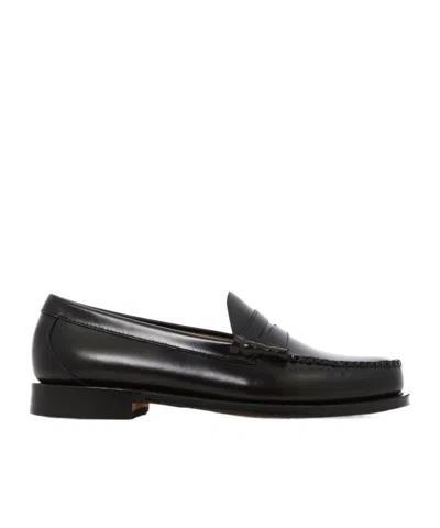 G.h. Bass & Co. Round Toe Loafers In Brown