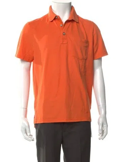 Pre-owned G.h. Bass & Co. Short Sleeve Shirt In Orange