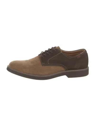 Pre-owned G.h. Bass & Co. Suede Derby Shoes In Brown