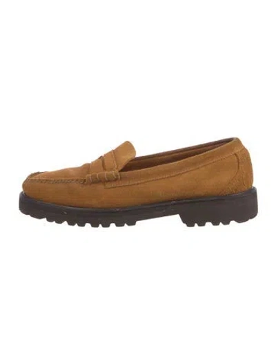 Pre-owned G.h. Bass & Co. Suede Loafers In Brown