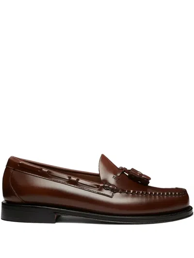 G.h. Bass & Co. Tassel Leather Loafers In Brown