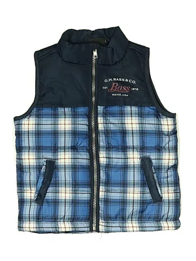 Pre-owned G.h. Bass & Co. Kids' Vest In Blue