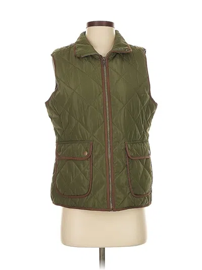 Pre-owned G.h. Bass & Co. Vest In Green