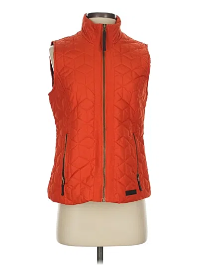 Pre-owned G.h. Bass & Co. Vest In Orange