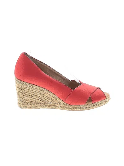 Pre-owned G.h. Bass & Co. Wedges In Red