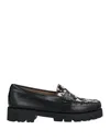 G.h. Bass & Co Weejuns By G. H. Bass & Co Woman Loafers Black Size 7 Soft Leather In Black