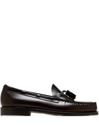 G.h. Bass & Co. Weejuns Larkin Tassel Leather Loafers In Brown