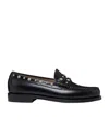 G.h. Bass & Co. Weejuns Larson Western Stud Loafers In Black