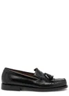 G.h. Bass & Co G.h. Bass  Co. Esther Kiltie Weejuns Tassel Detailed Loafers In Black