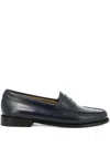 G.h. Bass & Co. Weejuns Penny Leather Loafers In Black