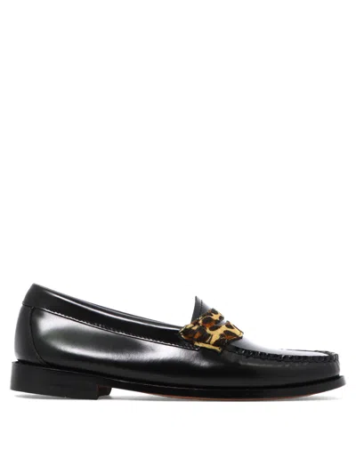 G.H. BASS & CO. WEEJUNS PENNY LOAFERS & SLIPPERS BLACK