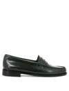 G.h. Bass & Co. Weejuns Penny Loafers & Slippers Green In Green