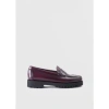 G.H. BASS & CO WOMENS WEEJUN 90'S PENNY LOAFER WITH CHUNKY SOLE IN WINE