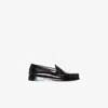 G.h. Bass & Co. Maharishi Weejuns Larson Debossed Leather Penny Loafers In Black