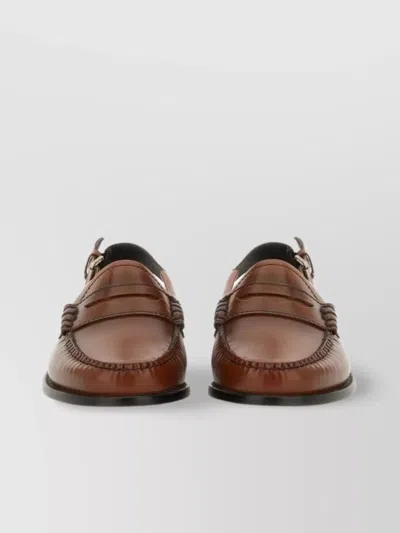 Gh Bass Buckle Loafer Moc Slingback Smooth