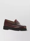GH BASS CHUNKY SOLE HAND-STITCHED PENNY LOAFER SEAMS