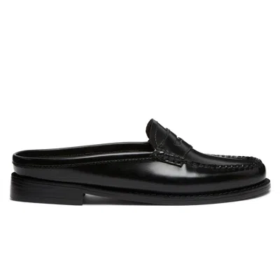 Gh Bass Classic Leather Weejun Loafers In Black