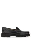 G.h. Bass & Co. Weejuns 90s Larson Polished-leather Penny Loafers In Black