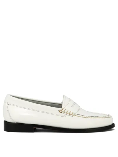 G.h. Bass & Co. Weejuns Penny Loafers & Slippers In White