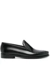 G.h. Bass & Co. Leather Loafers In Black
