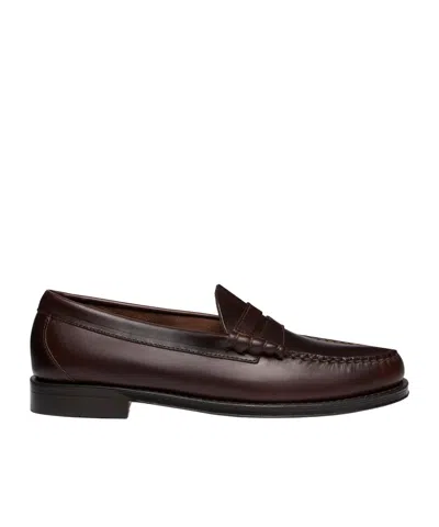 G.h. Bass & Co. Weejuns Larson Leather Loafers In Black