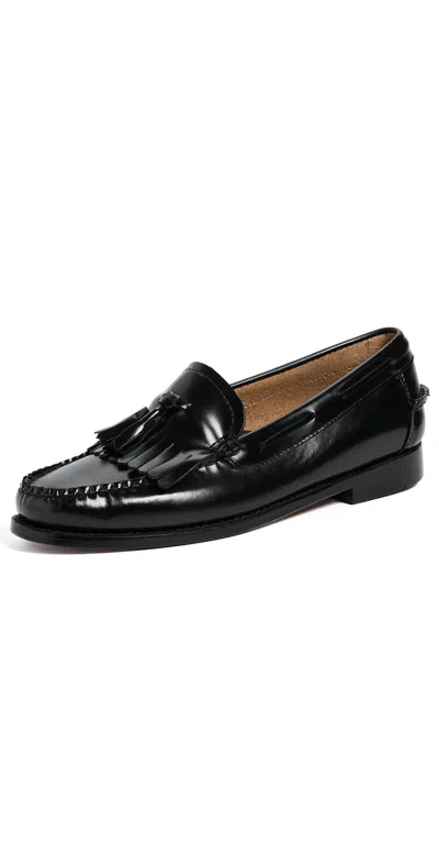Gh Bass G. H. Bass Esther Weejuns Loafers Black Box Leather