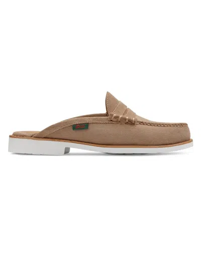 Gh Bass G. H. Bass Men's Larson Suede Penny Mules In Desert Sand